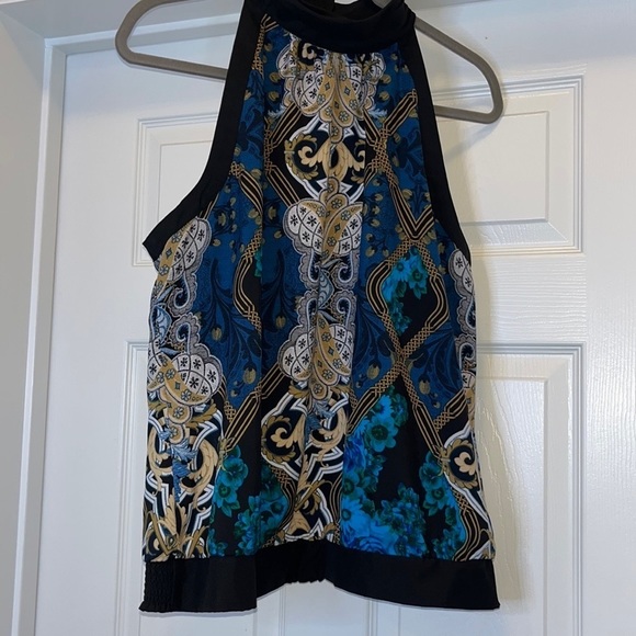 New York & Company Tops - New York & Co Women’s Mock Neck Sleeveless Top SZ L